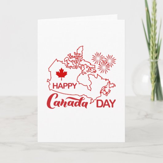 Canada Day Bedankkaart (Voorkant)