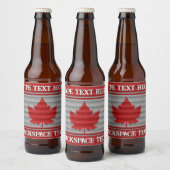 Canada Day Bier Labels Custom Canada Liquor Bottle Bier Etiket (Flessen)