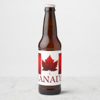 Canada Day Bier Labels Custom Canada Liquor Bottle