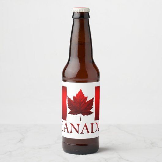 Canada Day Bier Labels Custom Canada Liquor Bottle Etiket (Voorkant)