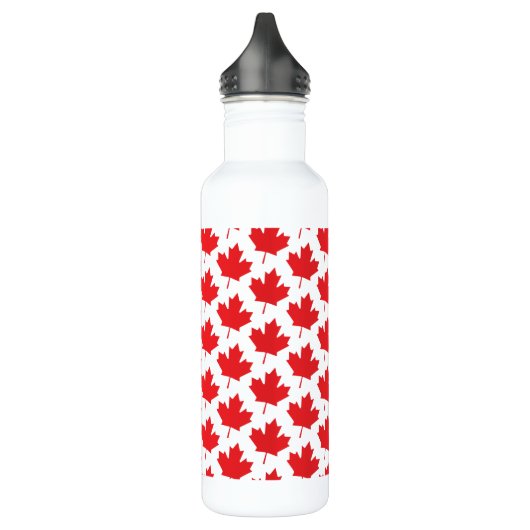 Canada Day Big Canadian Flag Maple Leaf Waterfles (Links)
