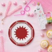 Canada Day Borden Canada Maple Leaf Paper Borden Papieren Bordje (Feest)