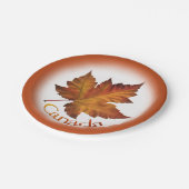 Canada Day Borden Canada Maple Leaf Paper Borden Papieren Bordje (Gekanteld)