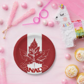 Canada Day Borden Canada Maple Leaf Paper Borden Papieren Bordje (Feest)