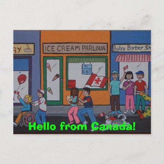 Canada Day Briefkaart (Voorkant)