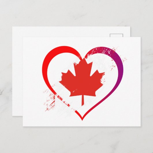 Canada Day Briefkaart (Voorkant / Achterkant)