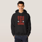 Canada Day Bring Your EH Game Canadese Pride Maple Hoodie (Voorkant volledig)