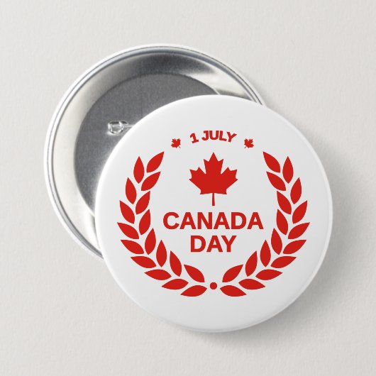 Canada Day Button (Voorkant /achterkant)