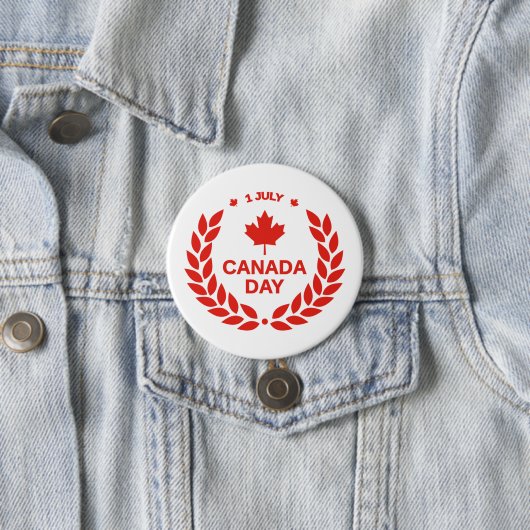 Canada Day Button (In situ)