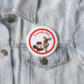 Canada Day Button - Beaver en Moose (In situ)
