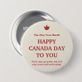 Canada Day Button - True North Maple Pride (Voorkant /achterkant)