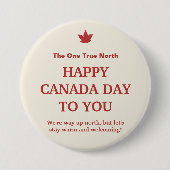 Canada Day Button - True North Maple Pride (Voorkant)