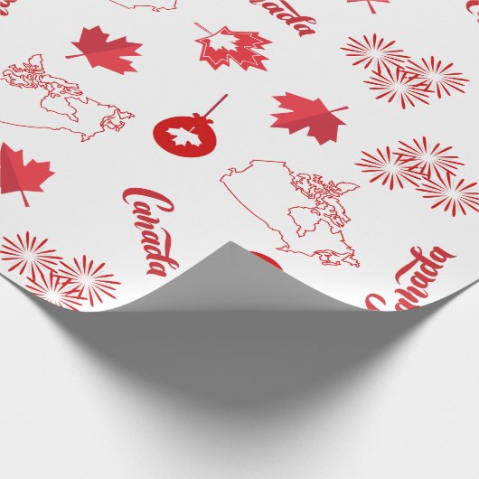 Canada Day Cadeaupapier (Hoek)