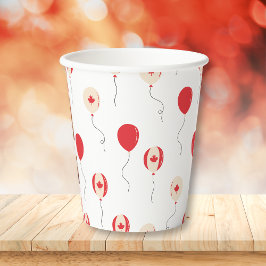 Canada Day Canadese ballonnen Papieren Bekers