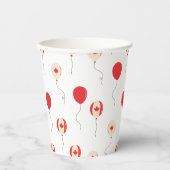 Canada Day Canadese ballonnen Papieren Bekers (Voorkant)