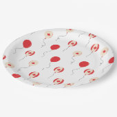 Canada Day Canadese ballonnen Papieren Bordje (Gekanteld)