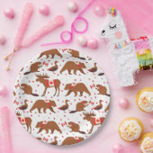 Canada Day Canadese dieren Papieren Bordje (Feest)