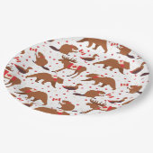 Canada Day Canadese dieren Papieren Bordje (Gekanteld)