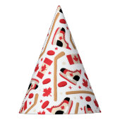 Canada Day Canadese Hockey Feesthoedjes (Voorkant)