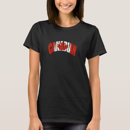Canada Day Canadese Vlag Maple Leaf Canadezen T-shirt (Voorkant)