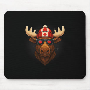 Canada Day Canadese Vlag Maple Leaf Moose Sungles Muismat