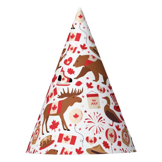 Canada Day Canadian Feesthoedjes (Voorkant)