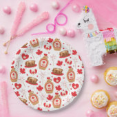 Canada Day Canadian Maple Syrup Papieren Bordje (Feest)