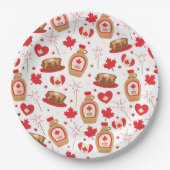 Canada Day Canadian Maple Syrup Papieren Bordje (Voorkant)