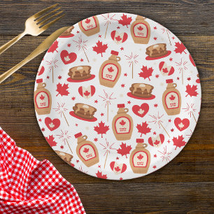 Canada Day Canadian Maple Syrup Papieren Bordje