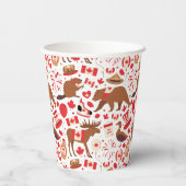 Canada Day Canadian Papieren Bekers (Achterkant)