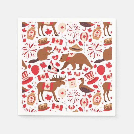 Canada Day Canadian Servet (Voorkant)