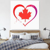 Canada Day Canvas afdrukken (Insitu (Slaapkamer))