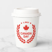Canada Day Celebration-24658 Papieren Bekers (Achterkant)