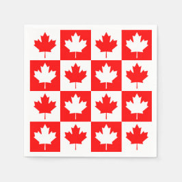 Canada Day Checkerboard Servet