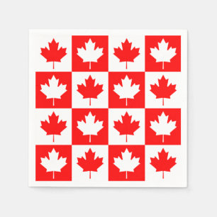 Canada Day Checkerboard Servet