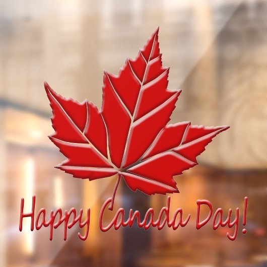 Canada Day Decals Canada Day Window Decalen (Vel 2)