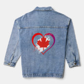Canada Day Denim Jas Denim Jacket (Achterkant)