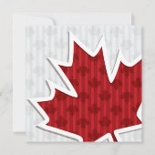 Canada Day Esdoornblad Uitnodiging (Voorkant)