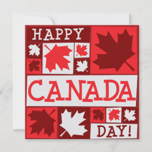 Canada Day Esdoornblad Uitnodiging