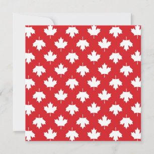 Canada Day Esdoornblad Uitnodiging