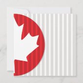 Canada Day Esdoornblad Uitnodiging (Voorkant)