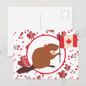 Canada Day Feestdagenkaart (Voorkant / Achterkant)