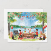 Canada Day Feestdagenkaart (Voorkant / Achterkant)