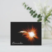 Canada Day Fireworks Briefkaart (Staand voorkant)