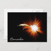 Canada Day Fireworks Briefkaart (Voorkant / Achterkant)
