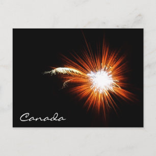 Canada Day Fireworks Briefkaart