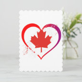 Canada Day Flat Wenskaart Feestdagenkaart (Staand voorkant)