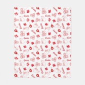 Canada Day Fleece Deken (Voorkant)
