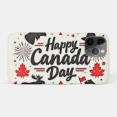Canada Day Fun Vibes Case-Mate iPhone Case (Achterkant (horizontaal))