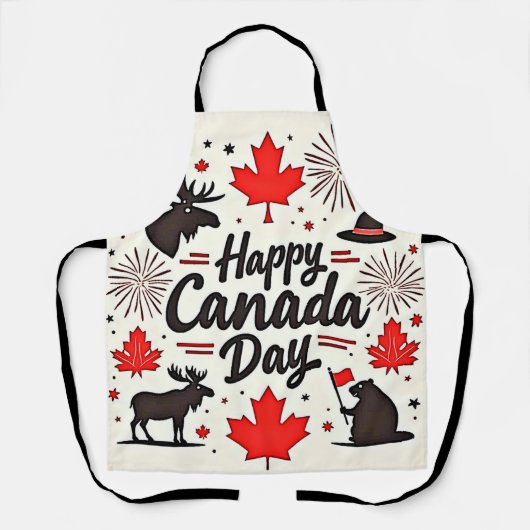 Canada Day Fun Vibes Schort (Voorkant)